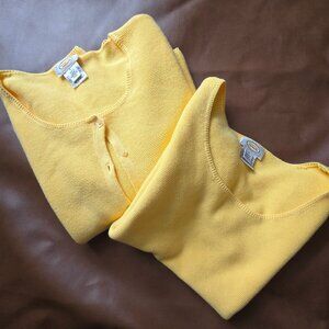 Talbot's Yellow Seater Set for SPRING! Ladie's size L